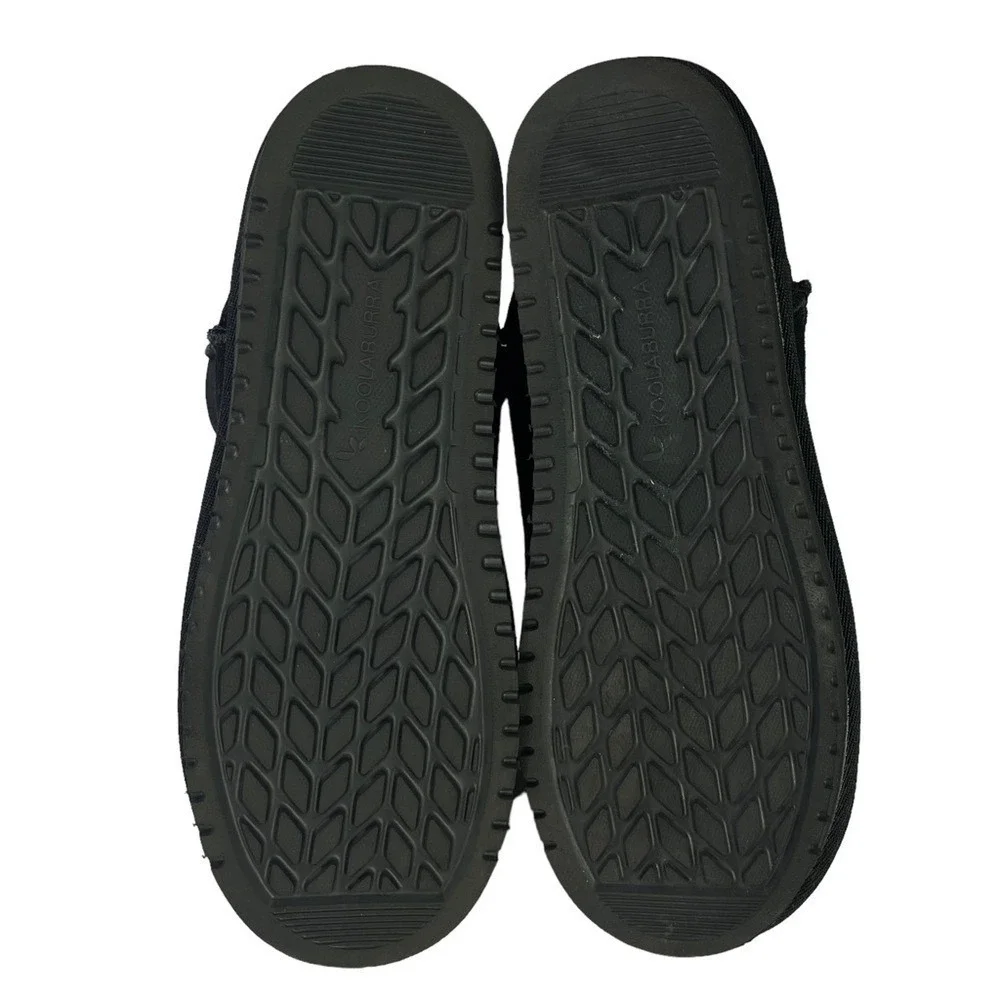Koolaburra by UGG Black Suede Mid Calf Boots Womens 8‎ Old School Boho Cozy Y2K